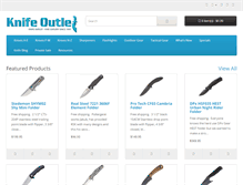 Tablet Screenshot of knifeoutlet.com